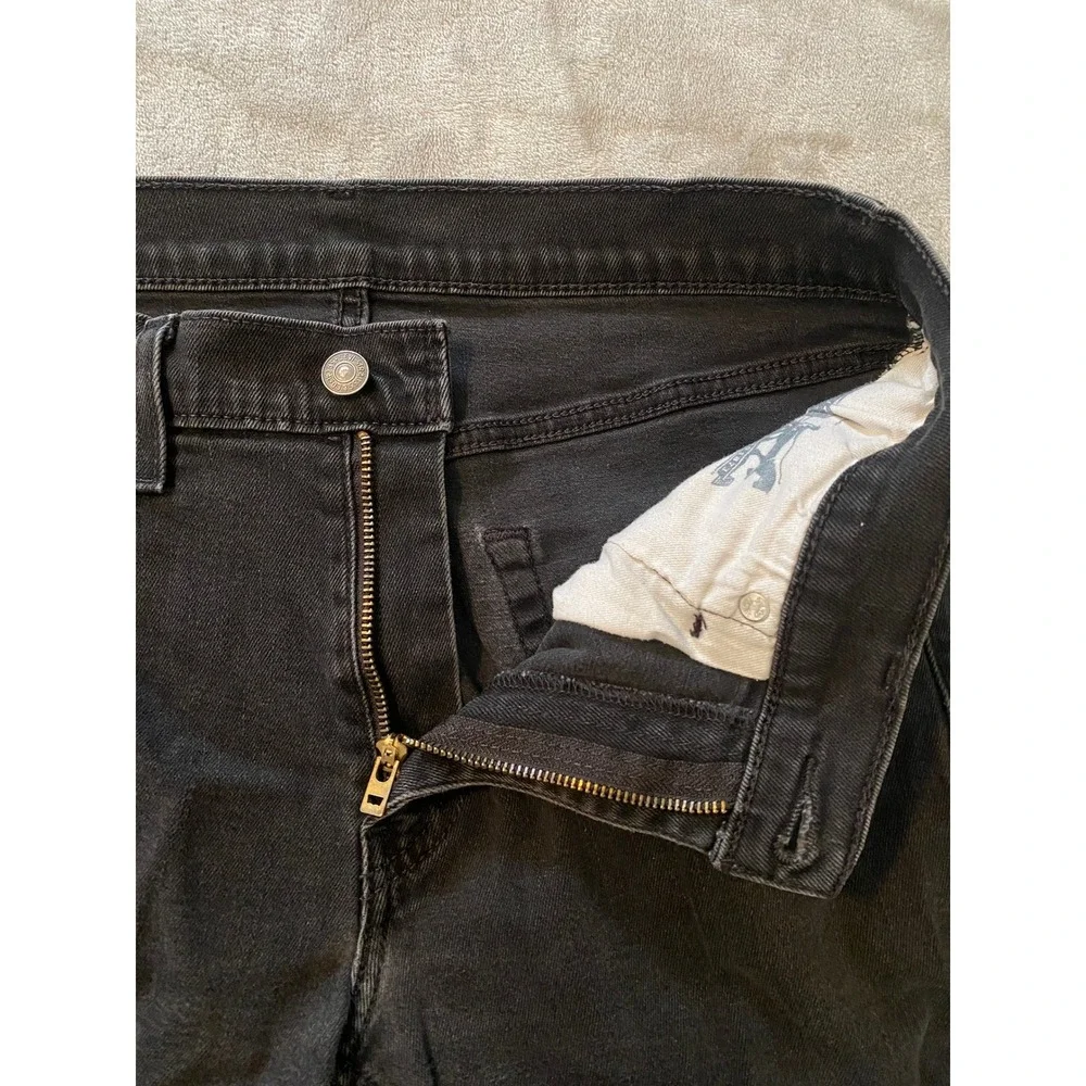 Levi's Jeans 32x36 Black 541 Athletic Taper Stretch WaterLess Denim Streetwear